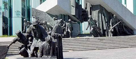 The monument over the heroes of the Warsaw Uprising