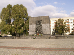 The Monument over the Ghetto Heroes